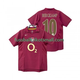 Fußballtrikots Arsenal BERGKAMP 10 2006 Retro 2005 Kurzarm Heimtrikotsatz kaufen